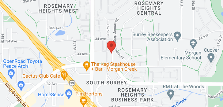 map of 20 3363 ROSEMARY HEIGHTS CRESCENT